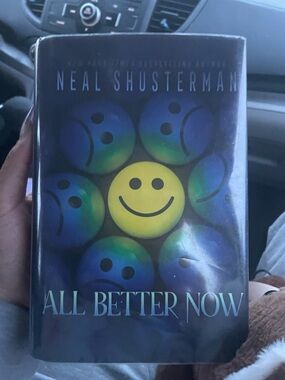 All Better Now by Neal Shusterman - Yellow Smiley Cover